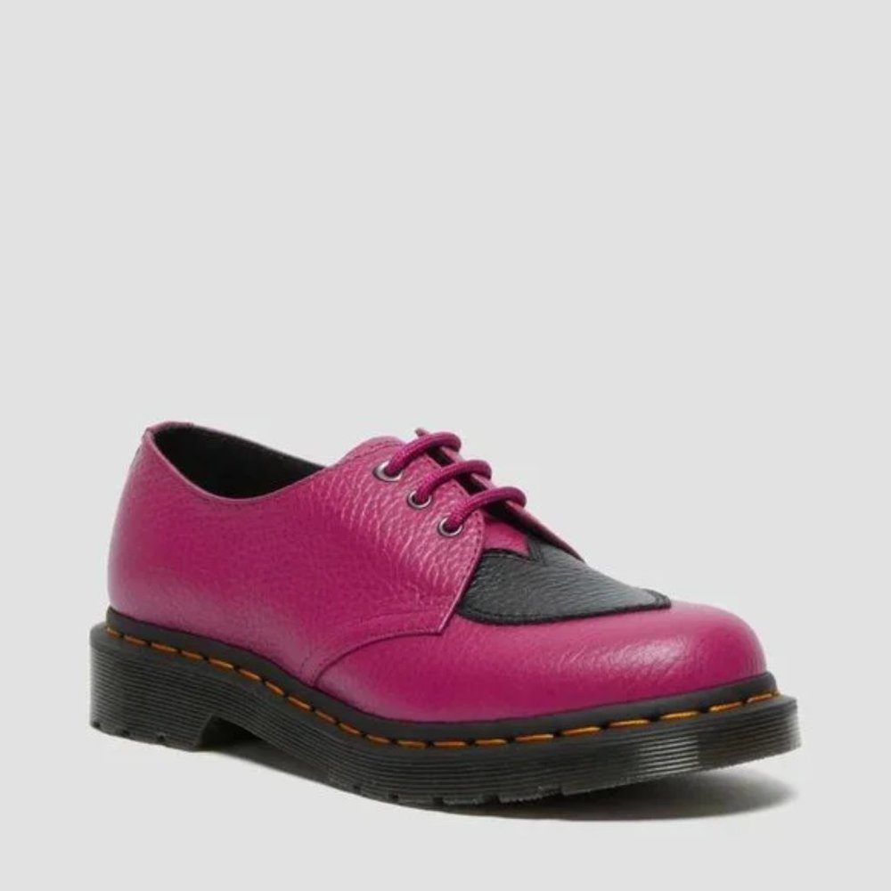 NWT Rare Dr. Doc Martens 1461 Amore Heart Leather Oxford Shoes Pink Size 10 - Picture 10 of 13